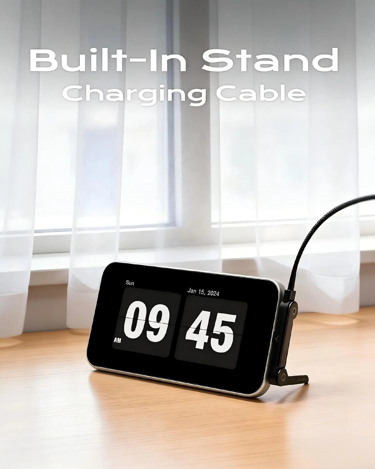 2 in 1 Invisible Holder Charger Cable