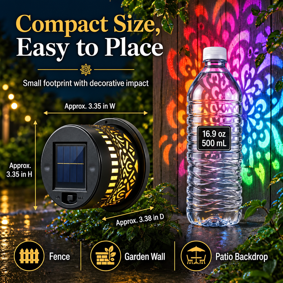 🔥 60% OFF - PrismGlow™ Solar Projector Light