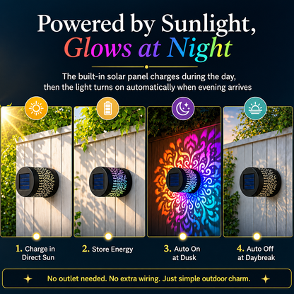 🔥 60% OFF - PrismGlow™ Solar Projector Light