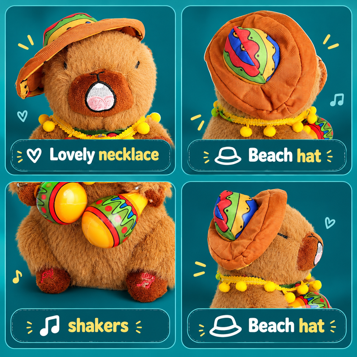 CapyBop™ – Talking, Dancing & Singing Capybara Plush