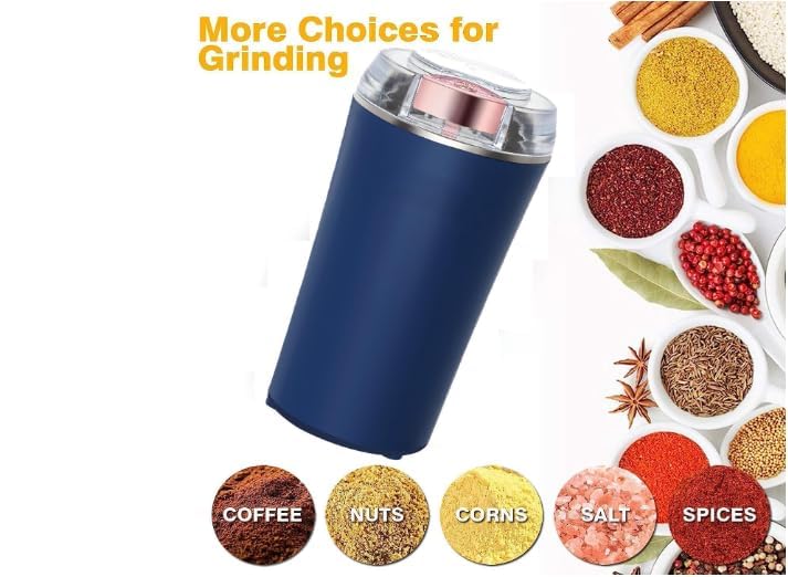 Portable Electric coffee & Spice Grinder