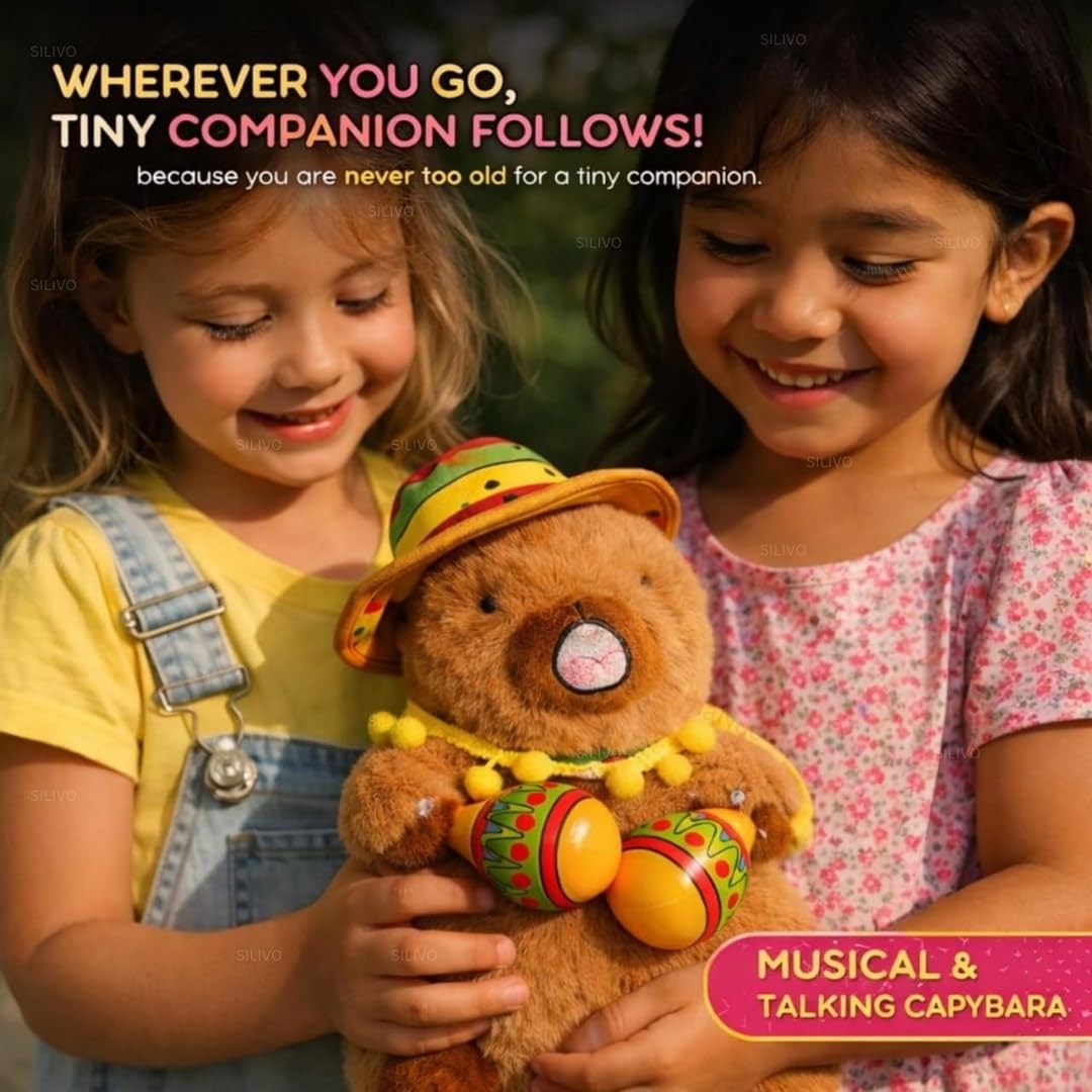 CapyBop™ – Talking, Dancing & Singing Capybara Plush