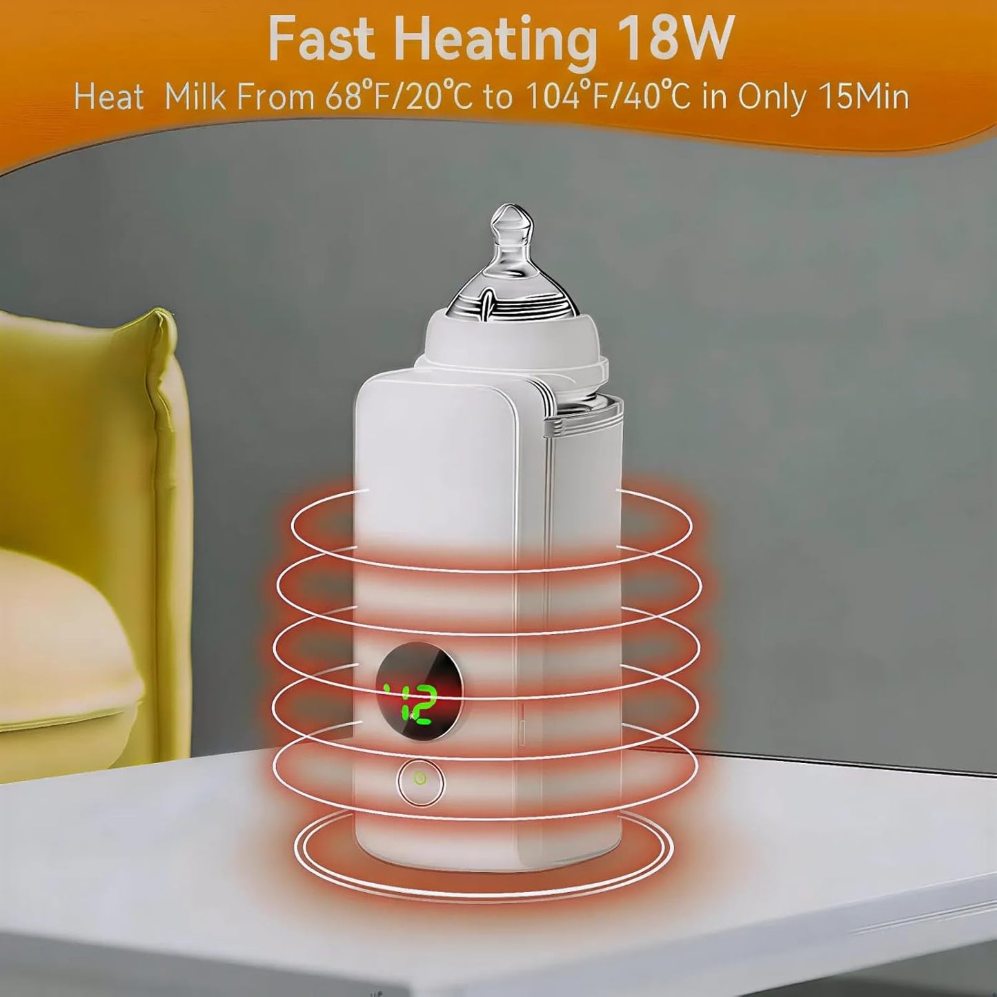 BabyHeat Go™ Portable Bottle Warmer