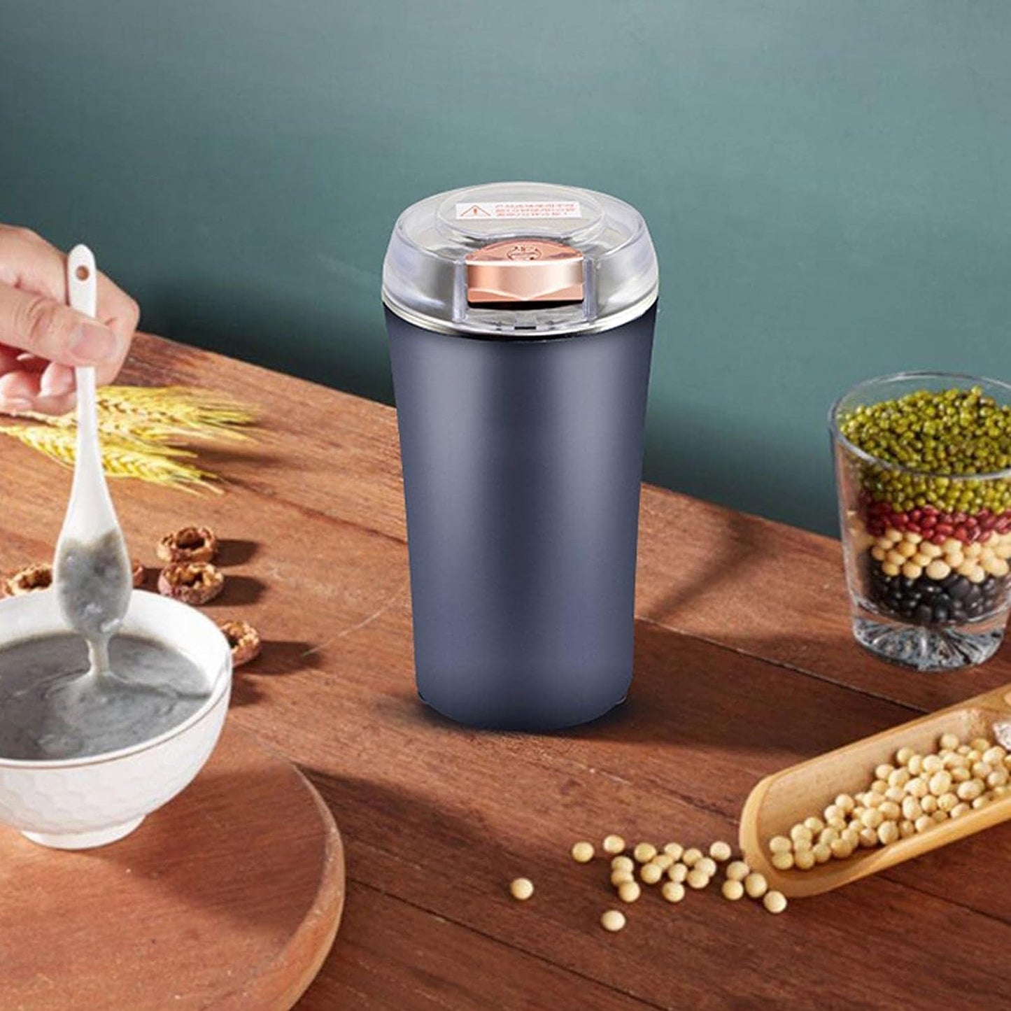 Portable Electric coffee & Spice Grinder