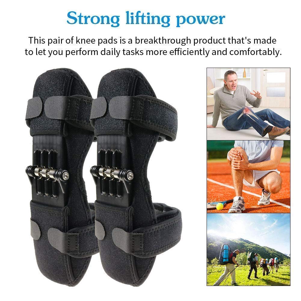 Power Knee Support Booster with Spring Force | Pain Relief & Joint Stability Brace
