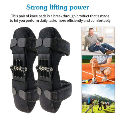 Power Knee Support Booster with Spring Force | Pain Relief & Joint Stability Brace