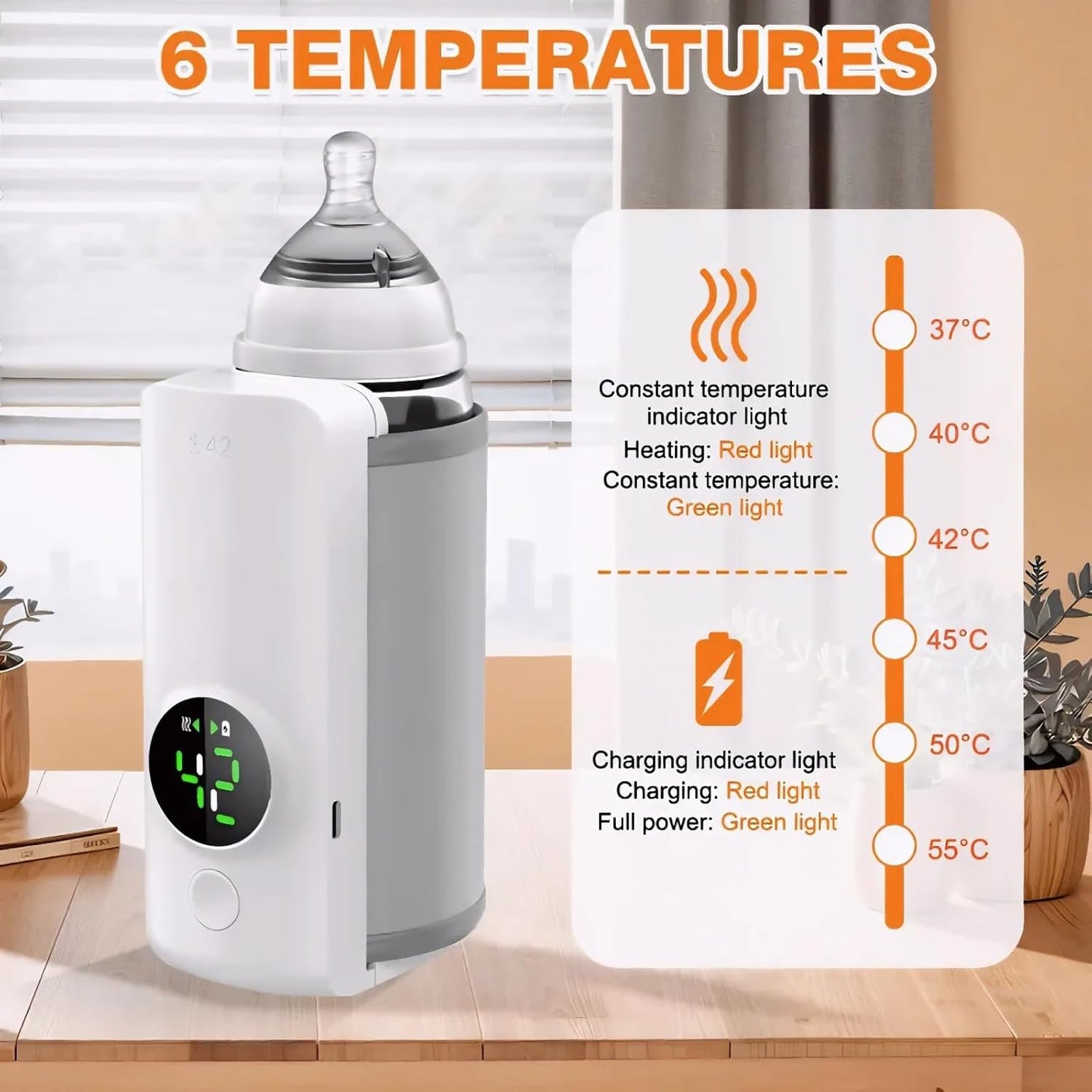 BabyHeat Go™ Portable Bottle Warmer