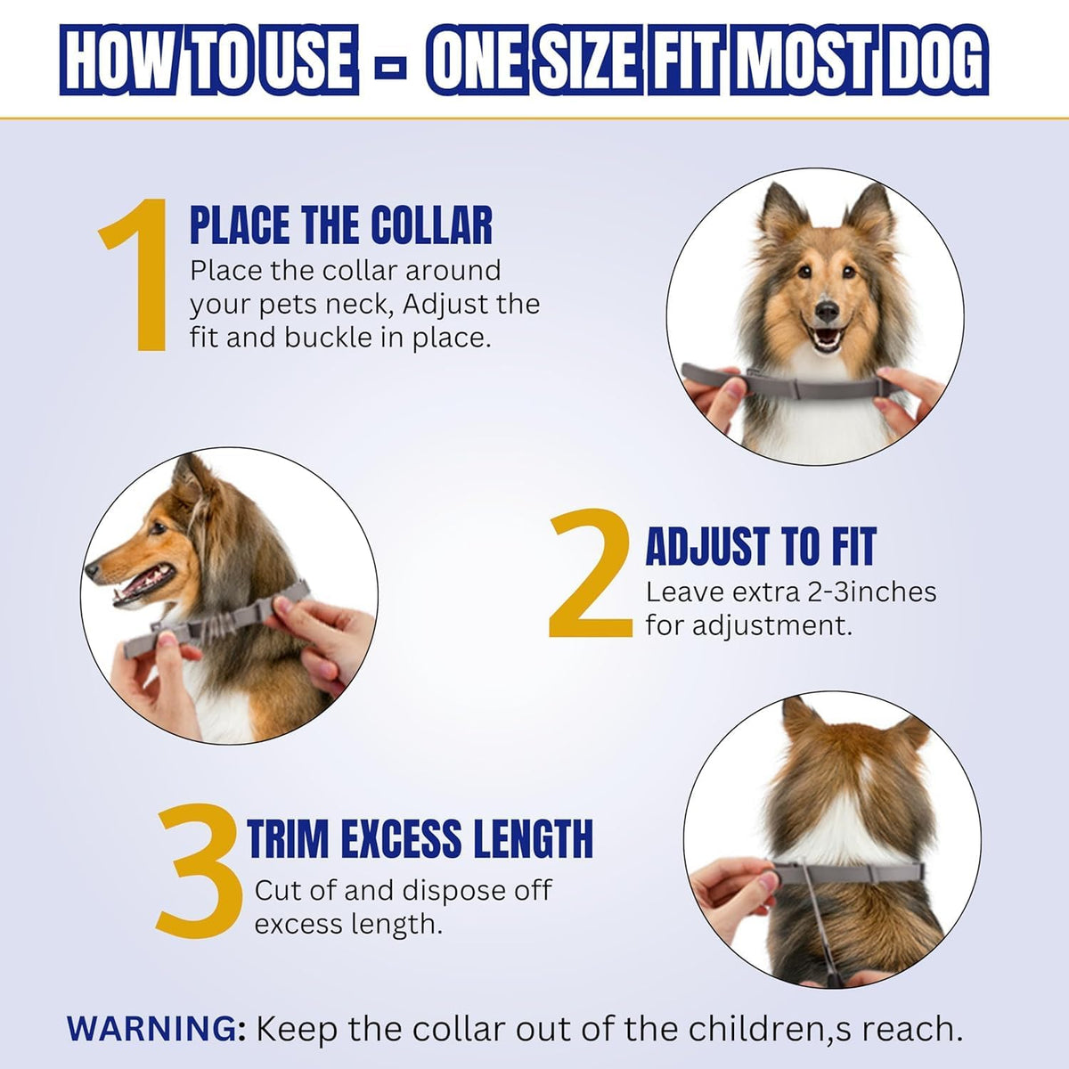 All-Natural Flea & Tick Protection Collar | Adjustable & Waterproof (8 Months Care)