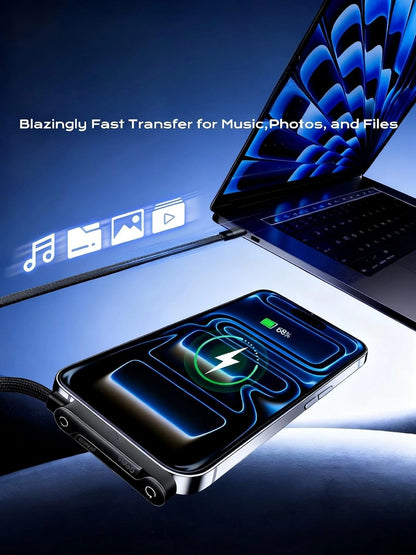 2 in 1 Invisible Holder Charger Cable