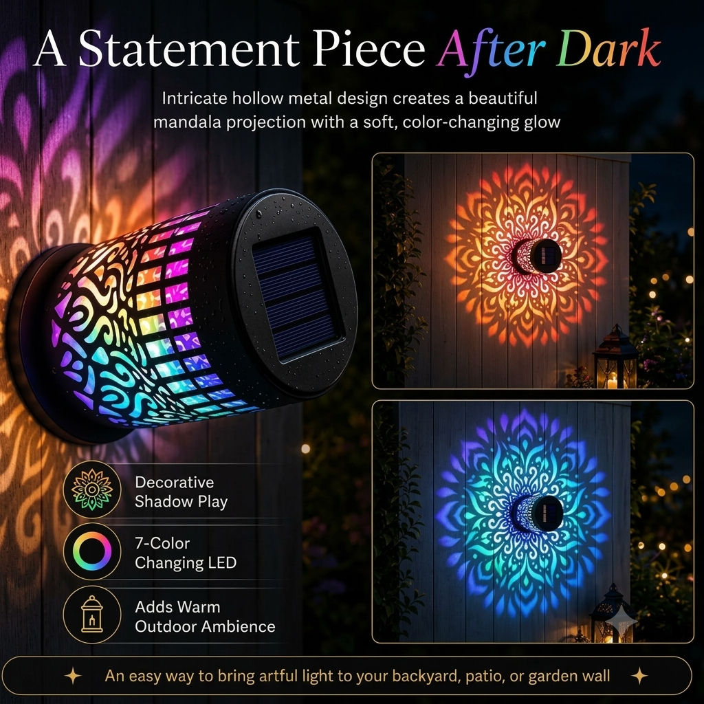 🔥 60% OFF - PrismGlow™ Solar Projector Light