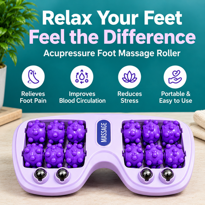 🔥 50% Off- SoleEase™ | Acupressure Foot Massage Roller