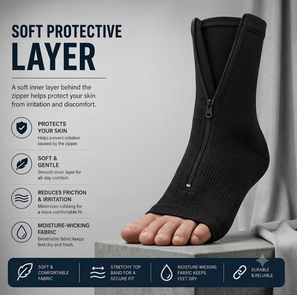 🔥60%OFF- ZipEase™ Compression Socks Free Size