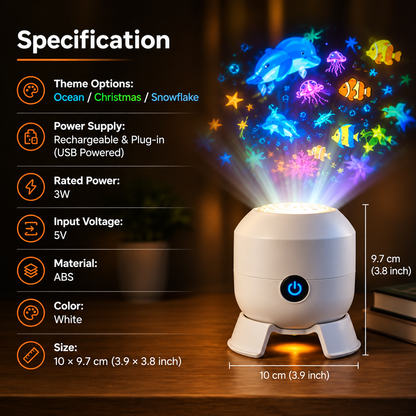 🔥 60%OFF - OceanGlow™ | Ocean Wave Projector Night Light